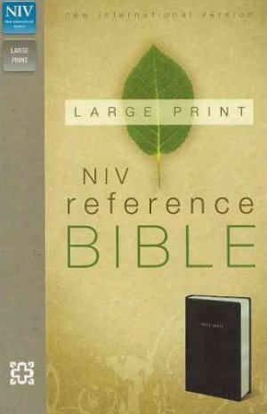 NIV-LARGE PRINT REF. BIBLE-BLK