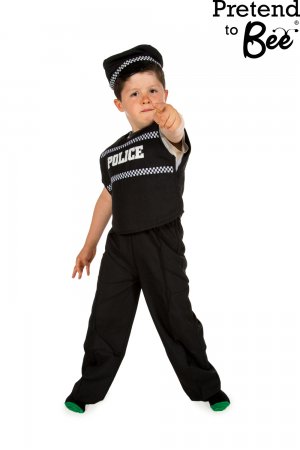 POLICE OFFICE COSTUMES (3-5 YEARS)