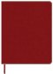 LEATHERLOOK JOURNAL - RED - MEDIUM