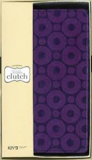 KJV BIBLE CLUTCH- PURPLE