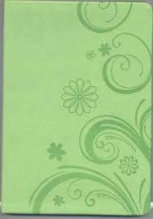 PU COVER WITH EMBROSSED LOGO LEMON GREEN MEDIUM