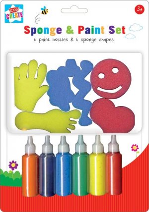 SPONGE AND PAINT SET