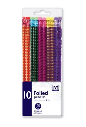 10 FOILED PENCILS