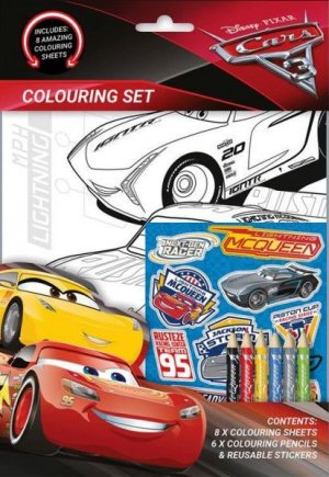 DISNEY PIXAR CARS 3: COLOURING SET