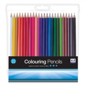 22 COLOURING PENCILS (VGK/6)