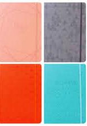 A4 Soft Touch Notebook 4 Colours