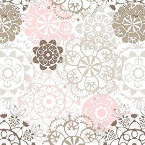 The Gift Wrap Company 12 Count Premium Wrapping Paper Rolls, Crochet, Multicolor