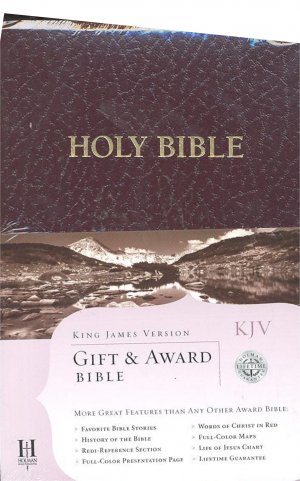 KJV-GIFT & AWARD BIBLE,BURGUNDY