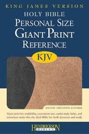 Personal Size Giant Print Reference Bible-KJV Flexibound