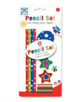 ST-9 PIECE PENCIL SET