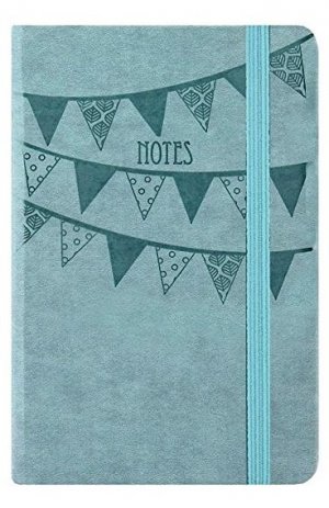 A5-SOFT LIGHTLY RULED NOTEBOOK (AQUA)