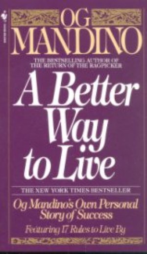 A BETTER WAY TO LIVE, PAPER COVER