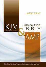 LARGE PRINT PARALLEL BIBLE (KJV & AMP)