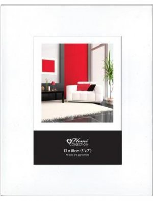 WHITE HIGH GLOSS FRAME 13 * 18cm (LAQB)