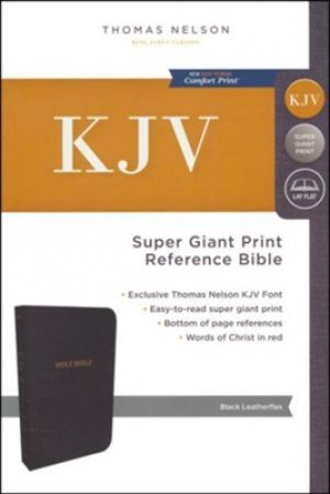 KJV SUPER GIANT PRINT REFERENCE BIBLE