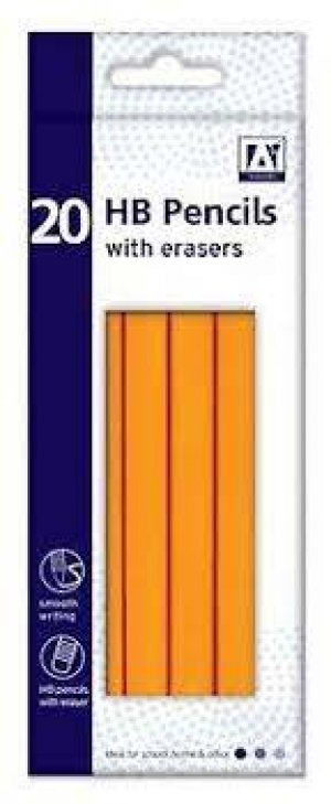 HB PENCILS WITH ERASER