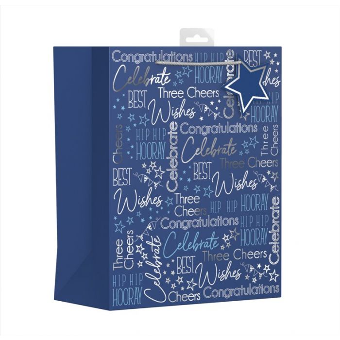 GIFTBAG BAGS, MALE HAPPY BDAY LARGE EVERYDAY