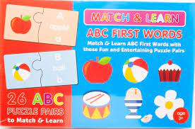Match & Learn ABC First Words Puzzle Pairs