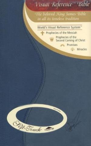 KJV-VISUAL REF. BIBLE-BLUE