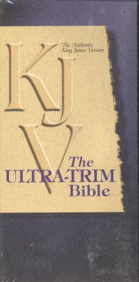 KJV ULTRA-TRIM BIBLE,SNAP-BLK