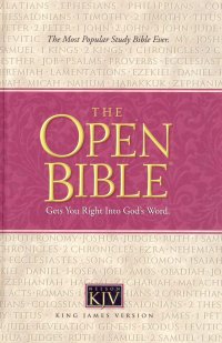 KJV-THE OPEN BIBLE, HARD COVER