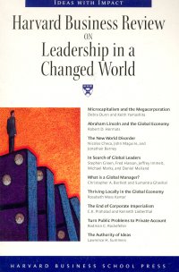 LEADERSHIP IN A CHANGED WORLD