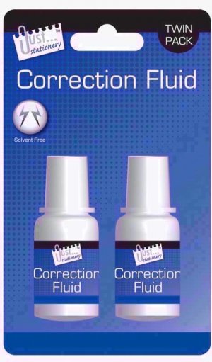 CORRECTION FLUID TWIN PACK