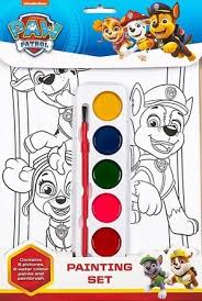 PAW PATROL PAINTING SET