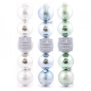 5 SHATTERPROOF BAUBLES