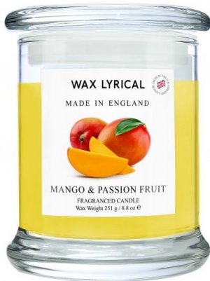 MANGO & PASSION FRUIT FRAGRANCE CANDLE - UP TO 45 HRS