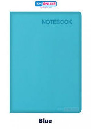SLIM SOFT LIGHTLY RULED NOTEBOOK (CYAN)