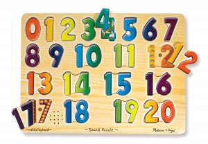 Sound Jigsaw Puzzle, Numbers, Ages 3+