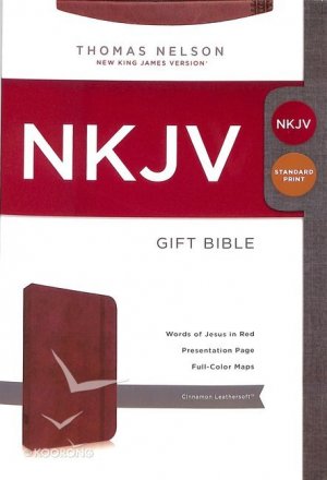 NKJV Gift & Award Cinnamon Imitation Leather