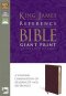KJV-G.PRINT CCOL REFERENCE BIBLE-BURGUNDY