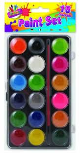 Artbox 18 Colour Paint Box With Brush