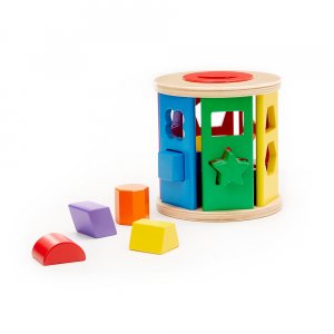 SHAPE SORTING DRUM (36 months - 10 years)