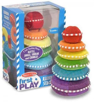 Melissa & Doug Plush Rainbow Stacker
