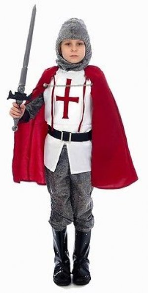 DELUXE KNIGHT CHILD COSTUME (7-9 YEARS)