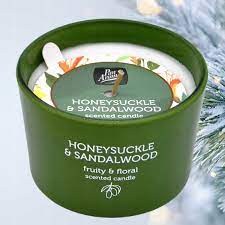 PAN AROMA HONEYSUCKLE & SANDALWOOD SCENTED CANDLE