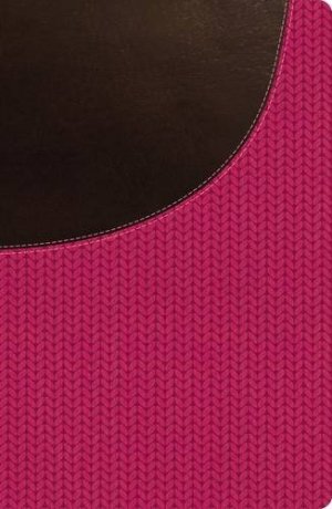 NKJV-SUPER GIANT PRINT REFERENCE BIBLE-CHOCOLATE/RASPBERRY