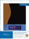 NIV Study Bible, Compact Edition: New International Version, Tan/Black Leather