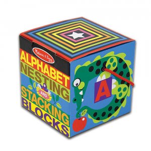 ALPHABET NESTING/STACKING..(	36 months - 10 years)