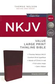 NKJV VALUE LARGE PRINT THINLINE BIBLE