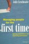 MANAGING PEOPLE FOR THE FIRST TIME, PAPER COVER