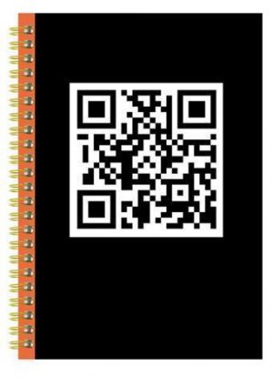 A5 HARDBACK NOTEBOOK QR (QRNH)