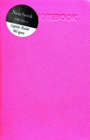A4-SOFT TOUCH NOTE BOOK (NEON)