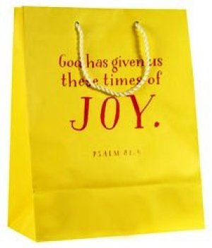 Large Value Gift Bag - Yellow