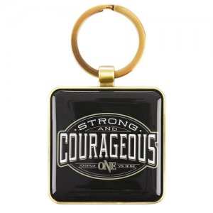 STRONG & COURAGEOUS (KEY HOLDER)
