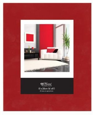 RED HIGH GLOSS FRAME 5" * 7" (LAQB)