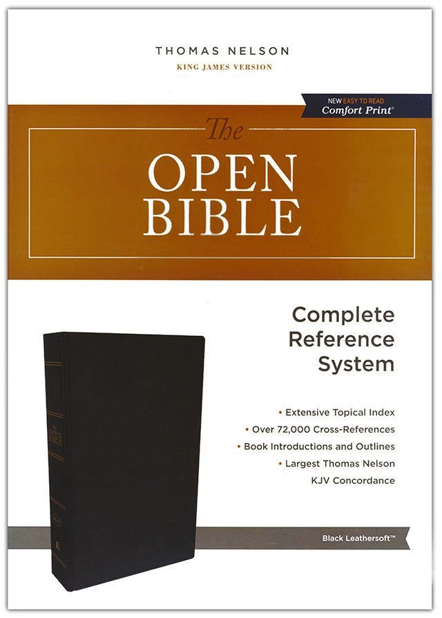 THE OPEN BIBLE: COMPLETE REFERENCE SYSTEM, KJV